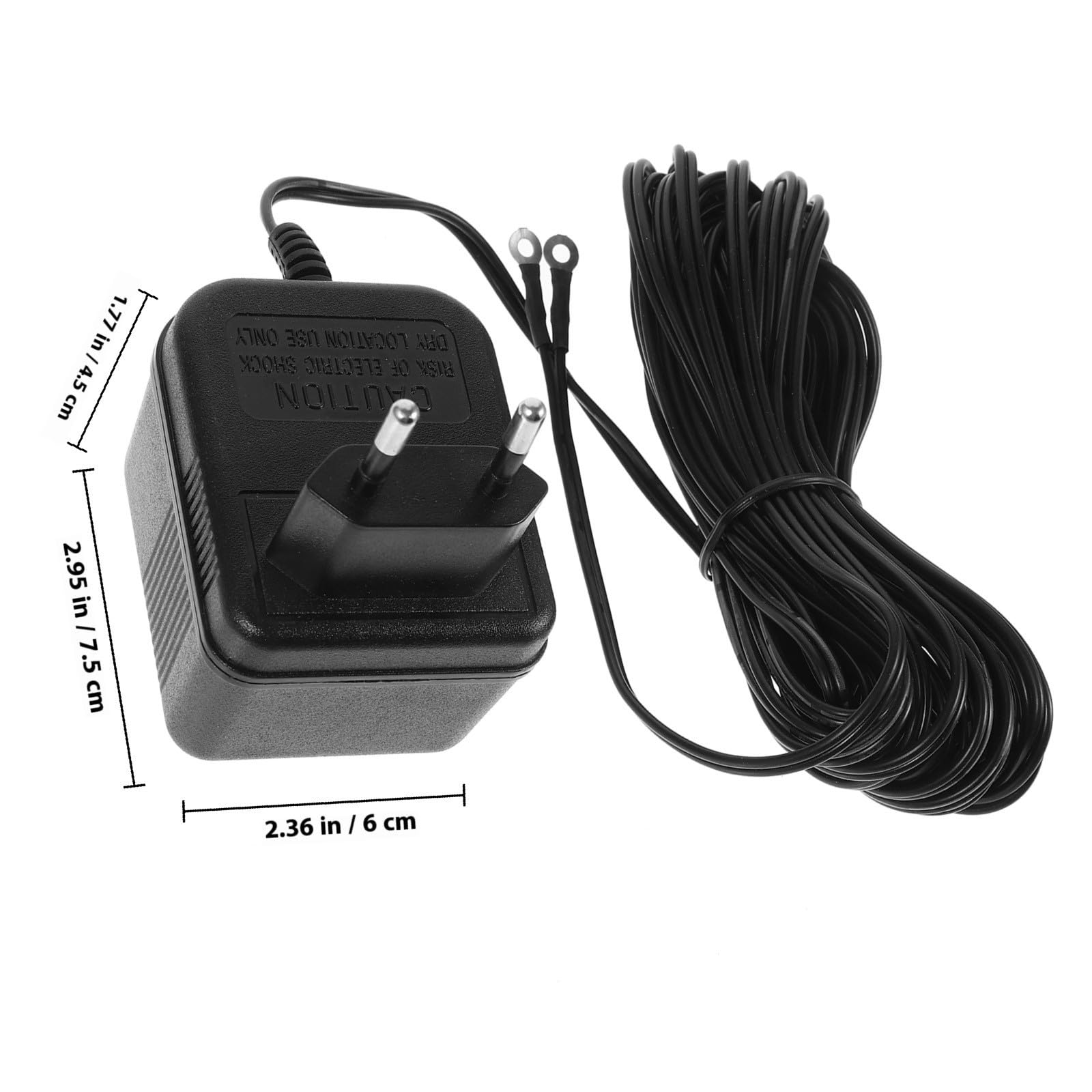 Adaptador de Corriente de Plástico 24v500mah para Timbre Vídeo Cable Largo Compatible Sistemas de Timbre para Uso Hogar