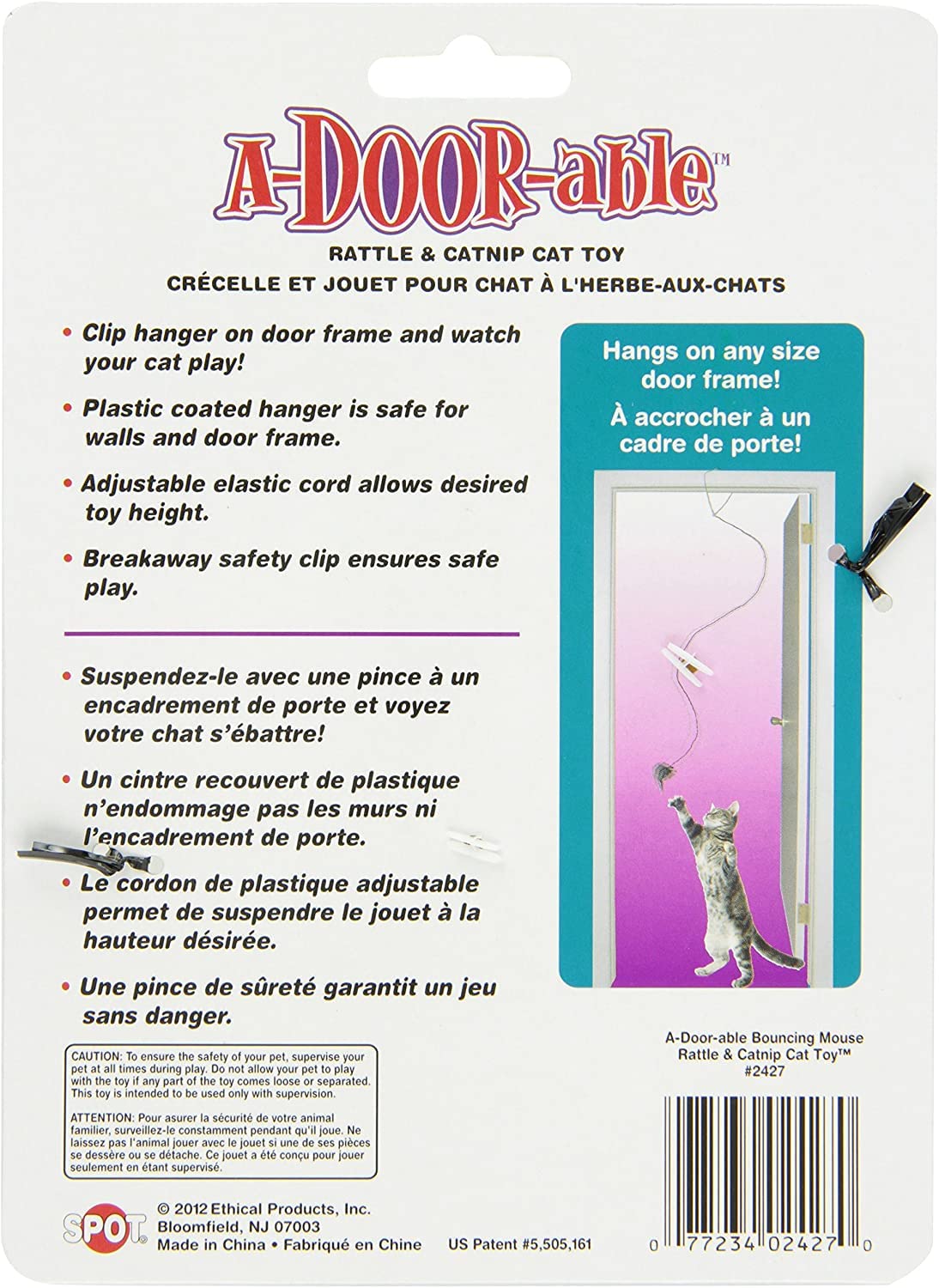 A - door - able Mouse Action Toy