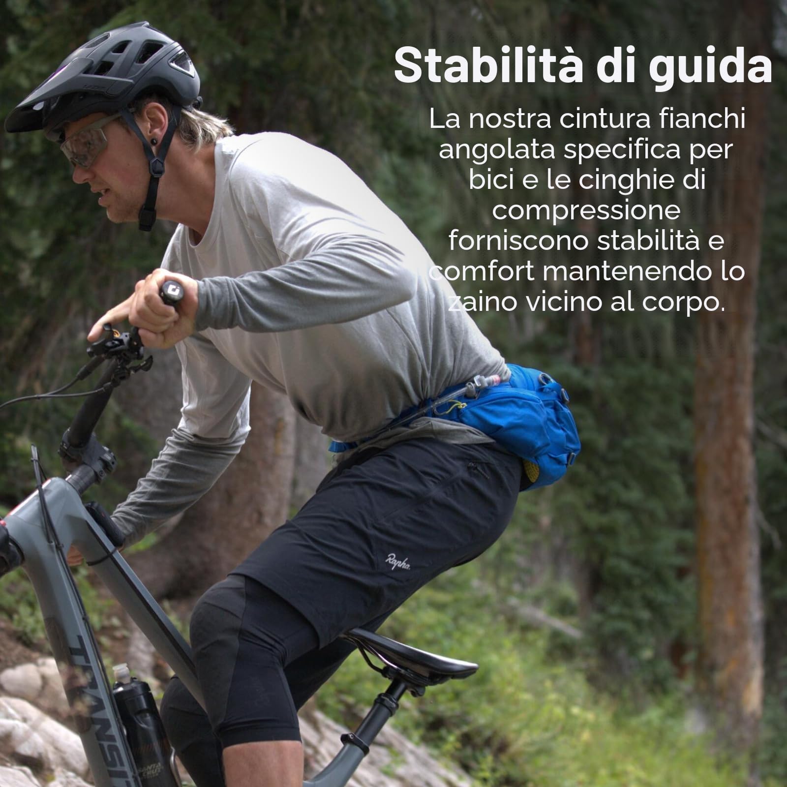 Osprey Seral 4, Pacchetto Lombare Unisex Adulto