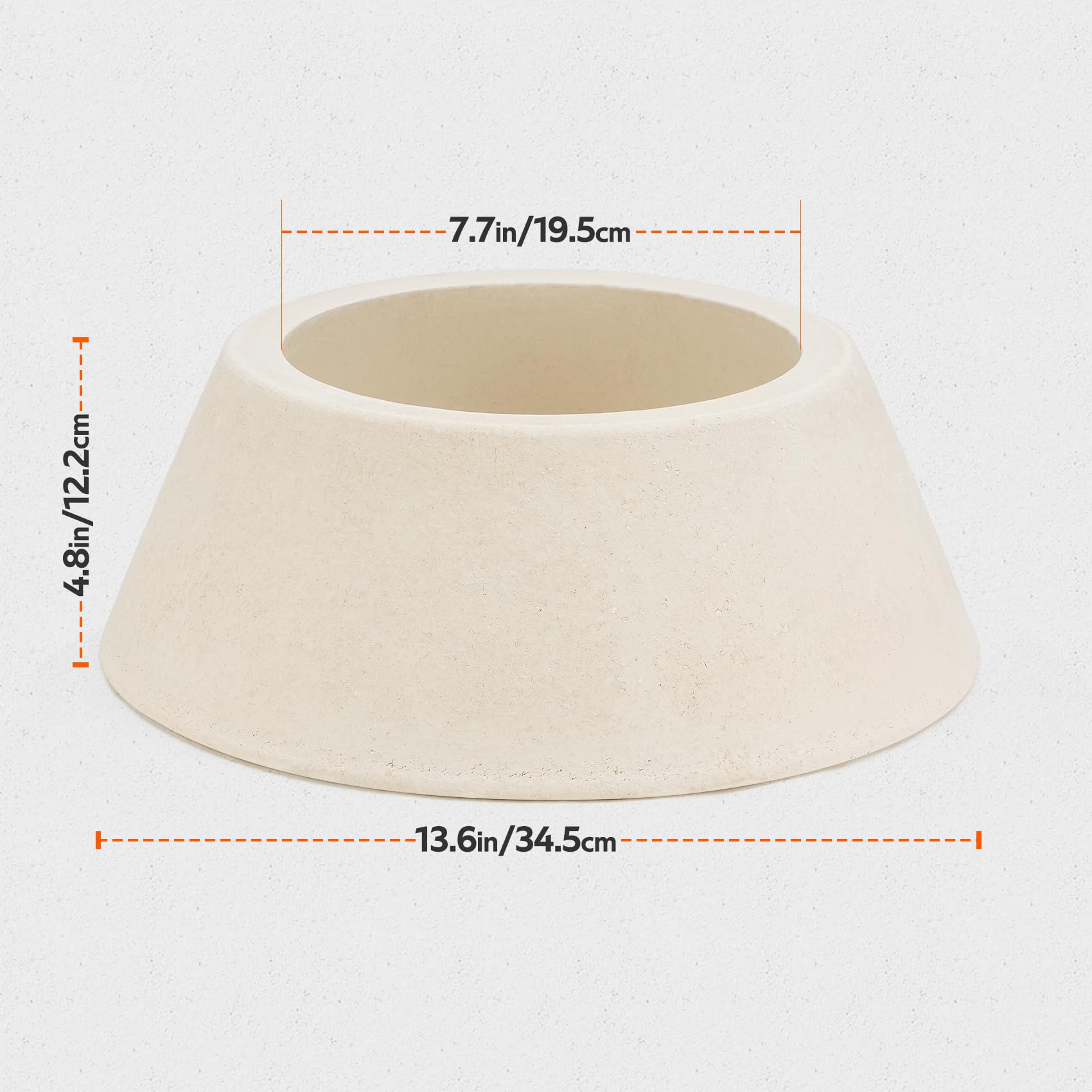 onlyfire Whirlpool - Supporto per carbonella in ceramica per bollitore | Effetto fumo stabile, risparmio di carburante, perfetto per cucinare barbecue a bassa e lenta