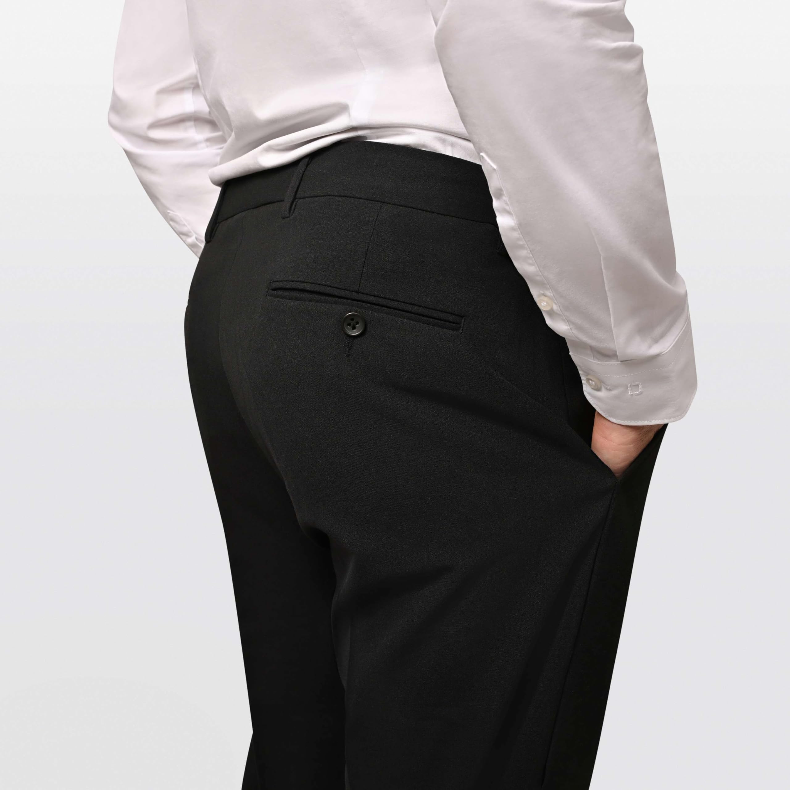 Herren Anzughose Hose mit Bügelfalte