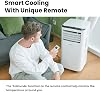 Comfee MPPH-07CRN7 Mobile Air Conditioner 7000 BTU 2.0 kW Cooling Ventilating & Dehumidifying Room Size up to 68 m ³ (25 m ²) with Exhaust Hose [Energy Class A]