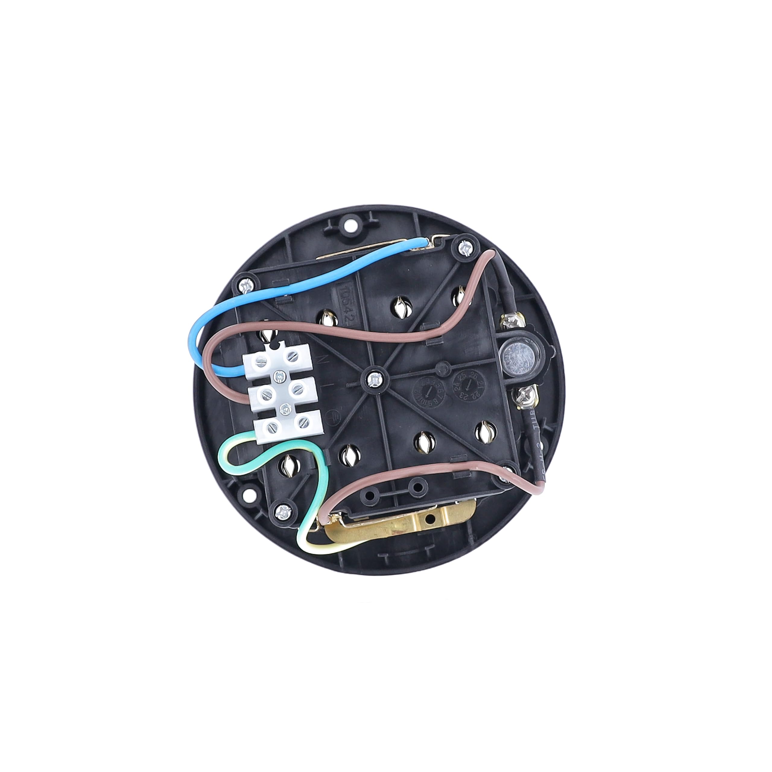 as - Schwabe Inserto de Enchufe para Carrete de Cable, 4 Tomas de Corriente con Toma de Tierra, Interior IP20, Interruptor térmico, 230 V 16 A