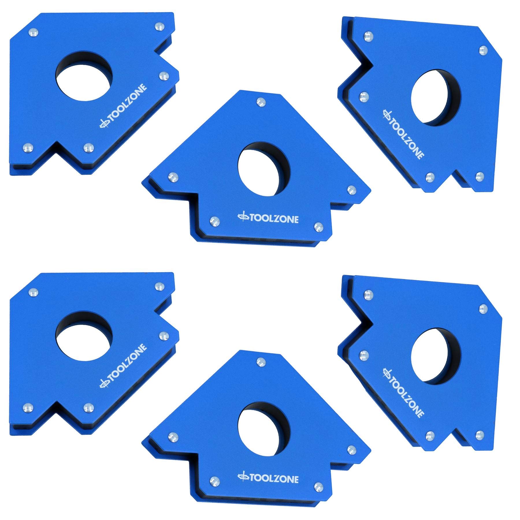 75lb Large Welding Welder Magnet Magnetic Holder Support 45 90 135 Angle 6pc