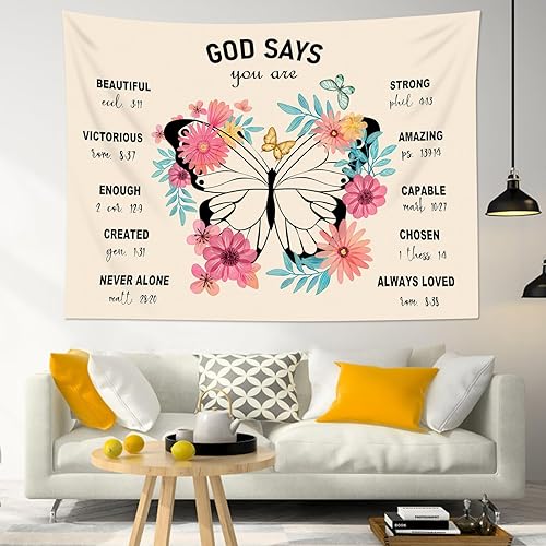 Miniatura 40 de LB Tapiz vintage para colgar en la pared, libros de biblioteca, retro, tapiz de pared para dormitorio, tapiz bohemio hippie para sala de estar,