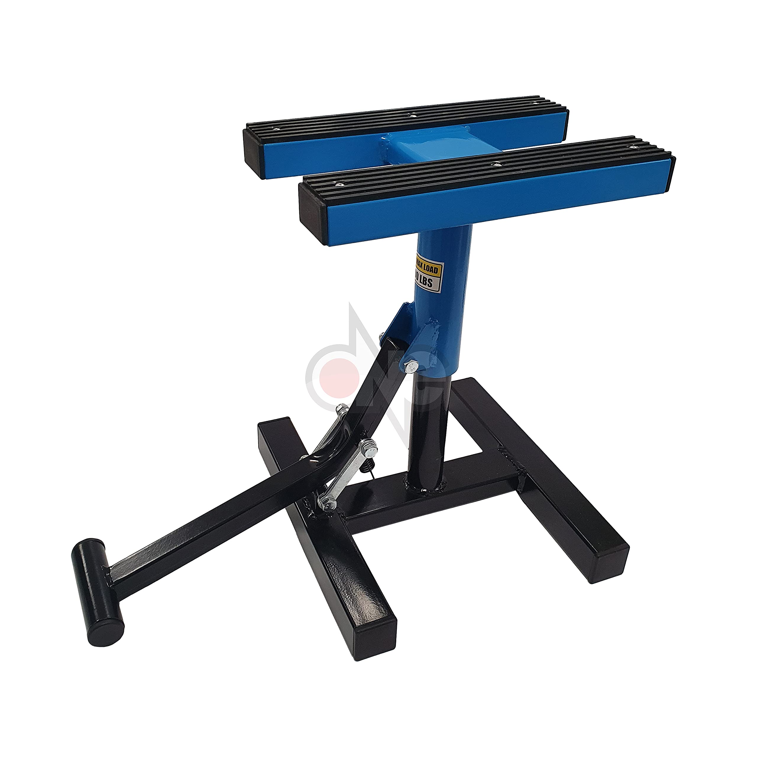one by Camamoto cavalletto (Alza moto, colore blu Alzamoto Universale per moto da Cross, enduro, fuoristrada e trial. Dotato di leva di sollevamento manuale cod 77549833)