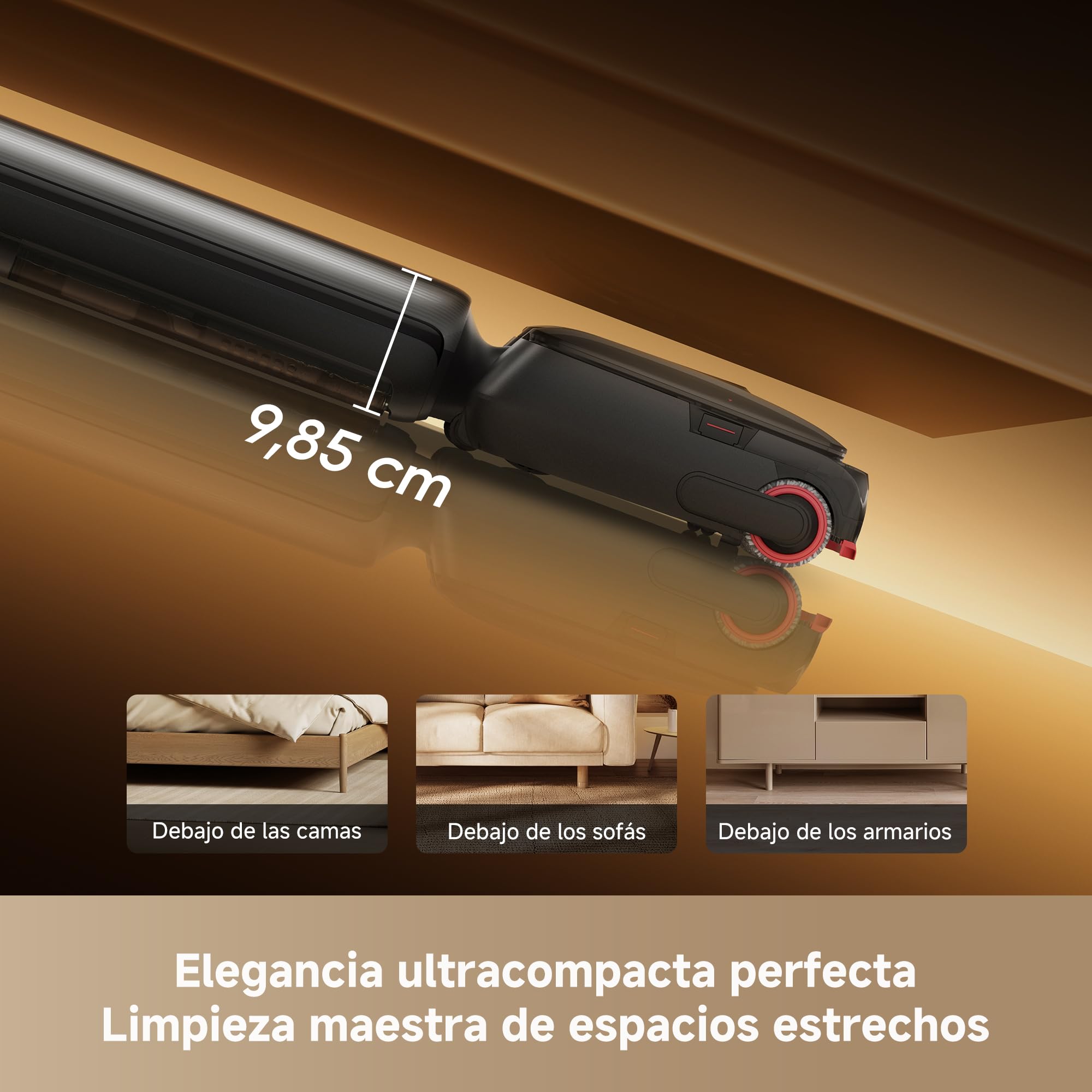 dreame T16 Pro Heat-A Aspirador en Seco y Húmedo Inteligente, Triple Borde