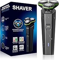 MAXWISDOM Electric Razor for Men: Magnetic Detachable Head, 3D Floating Shaver, Portable Travel Shaver with 90-Min Battery