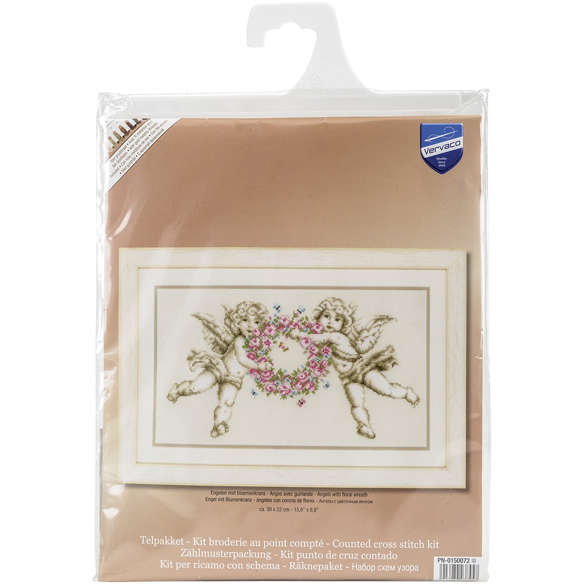 Vervaco Multi-Colour Angels Counted Cross Stitch Kit,