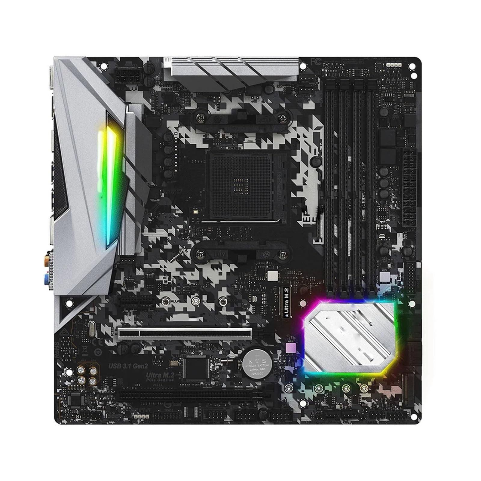 Motherboard Fit for ASRock B450M Steel Legend Motherboard B450 AM4