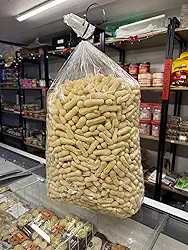 Biscoito de Polvilho Escaldado Tradicional, Super Crocante, Sem Glúten, Pacote Família 2kg - 5kg, Feito com Polvilho e Ovo, Lanche Brasileiro (2kg)