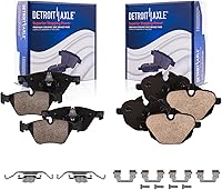 Vista 24 de Detroit Axle - Pastillas de freno para Pontiac Grand Prix 2005-2008, Buick LaCrosse Allure 2005-2009, pastillas de freno de cerámica con repuesto
