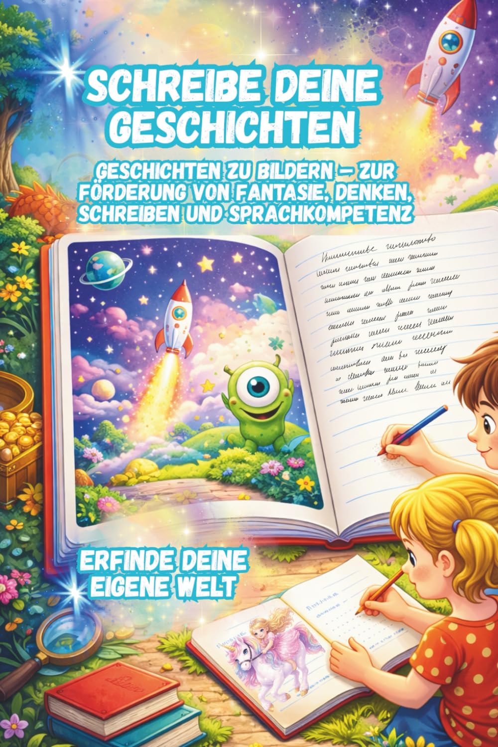 Geschichten zu Bildern – Kreatives Schreiben für Kinder: Zur Förderung von Fantasie, Denken,Schreiben und Sprachkompetenz