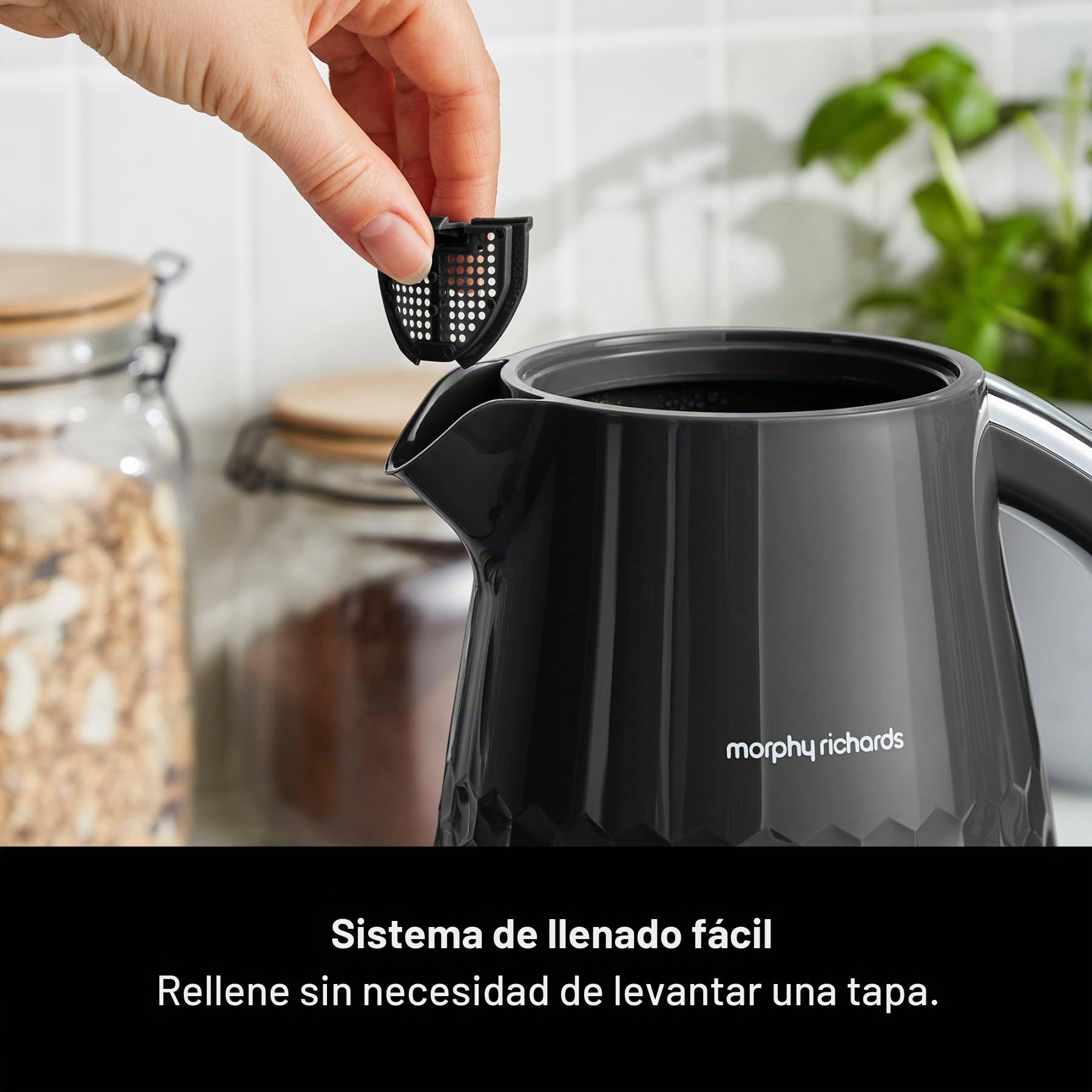 Morphy Richards 108271 Hive Hervidor Negro