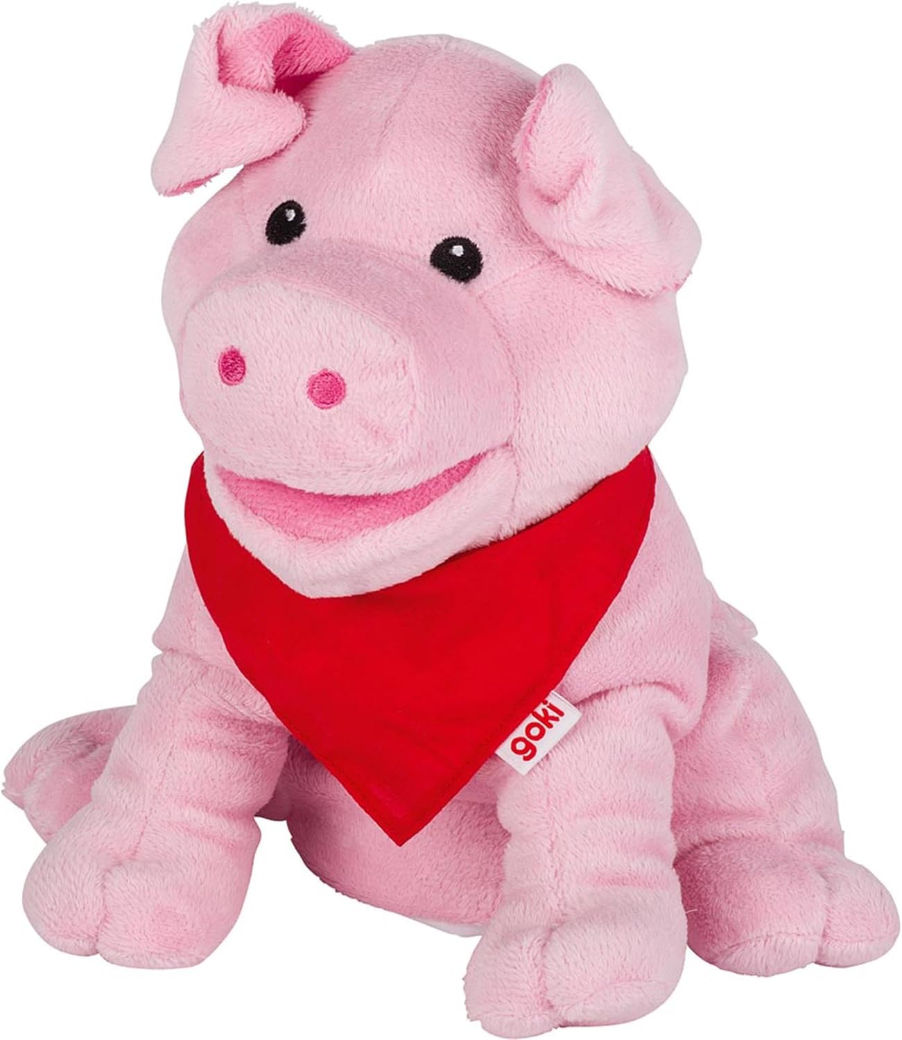 goki 51782 - Handpuppe Schwein Snelly rosa: Amazon.de: Spielzeug