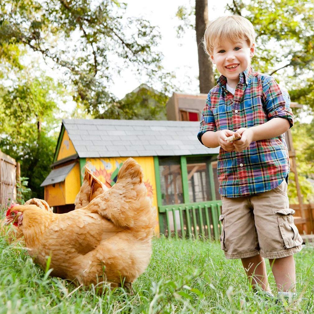 BestPet 87" x 41"Large Metal Chicken Coop Run Rabbit Enclosure Pen with