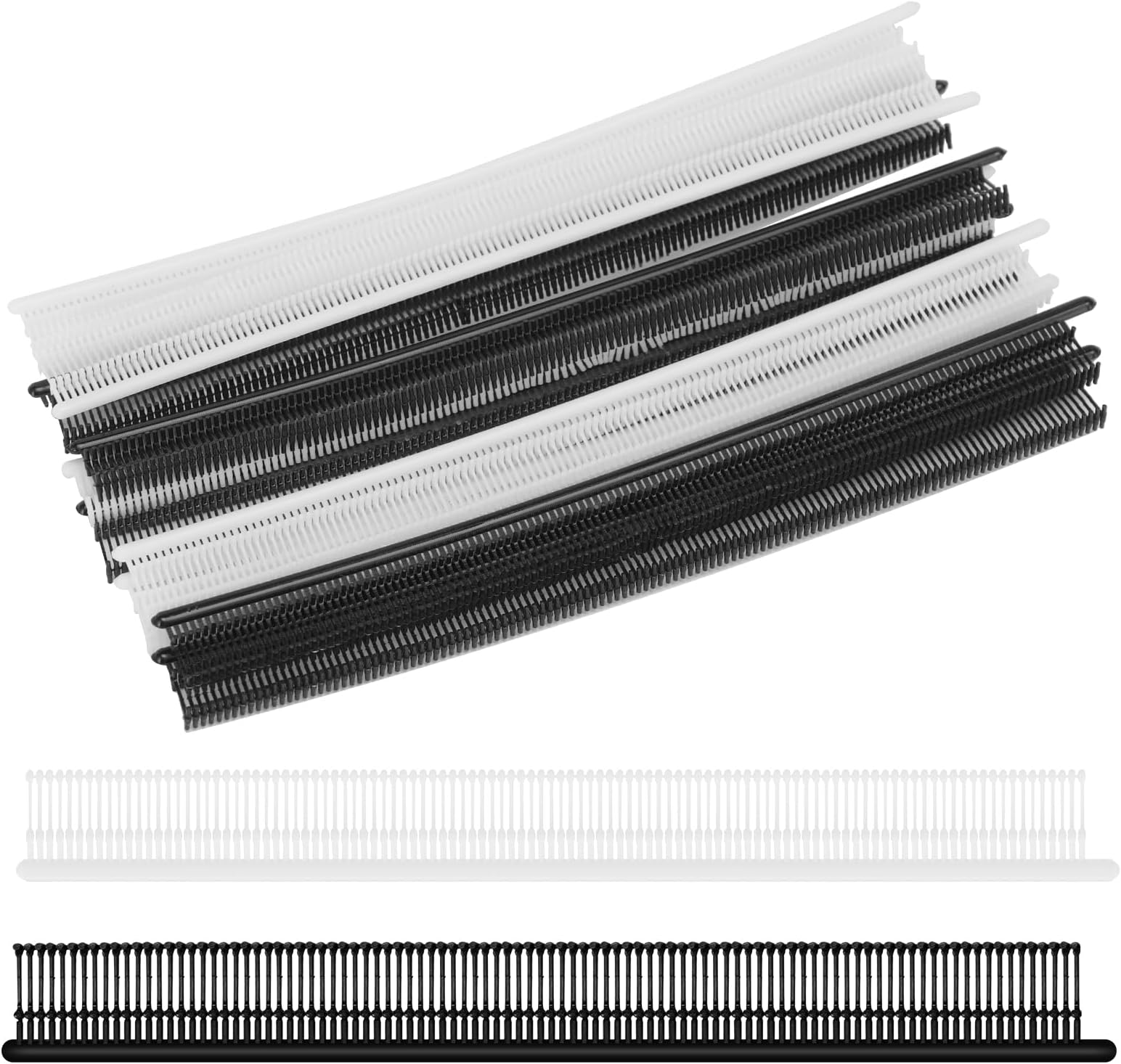 3000 Pcs Micro Fasteners for Sewing Gun, 0.18 inch/4.4mm Fasteners Tiny Smallest Sewing Gun Barbs, Include 1500 Black and 1500 White Fasteners (NOT for Standard Gun)