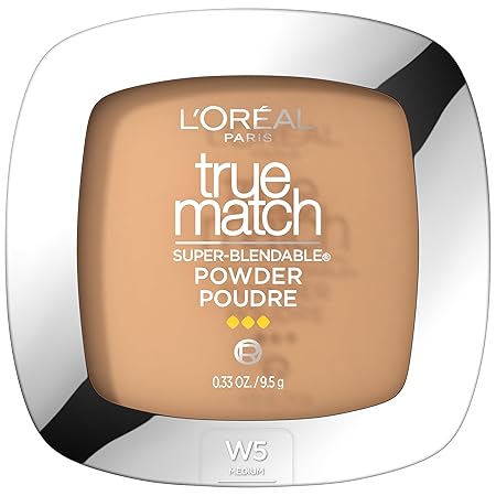 L'Oreal Paris True Match Super-Blendable All Skin Natural Powder, Sand Beige, 0.33 Oz.