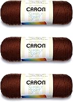 Vista 18 de Caron Simply Soft Feathered Gray Yarn - Paquete de 3 unidades de 170 g/6 oz - Acrílico - 4 medianos (peinado) - 288 metros - Tejido/ganchillo