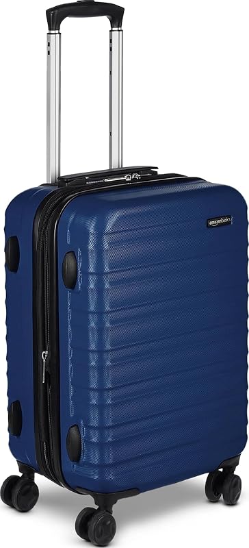 21" Hardside Carry-On Luggage with Multi-directional Wheels, Expandable for Up to 25% More Space, Scratch-Resistant Surface, Organized Interior, Navy Blue