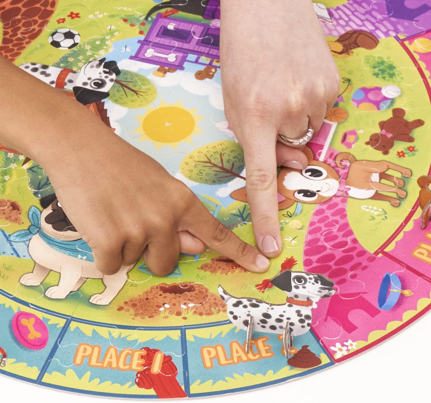 Playmonster Games Puzzled - Doggy Dash - 3-in-1 Puzzle, Board Game, find the hidden objects game., Multicolor, One Size - Image 5