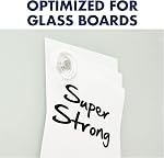 Quartet Glass Dry-Erase Board Strong Magnets, Whiteboard, Large, Silver, 6-Pack (85391)