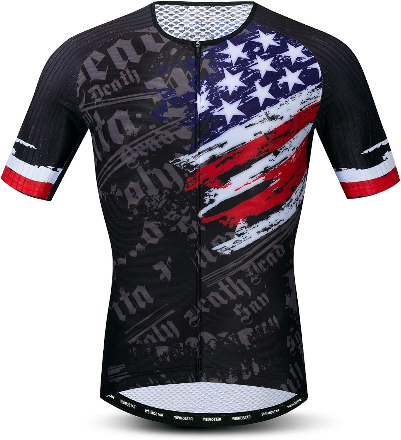 JPOJPO Racing Cycling Jersey Men, Men's Bike Tops S-3XL - Polyester, Reflective Zipper, 4-Pockets : Clothing, Shoes & Jewelry