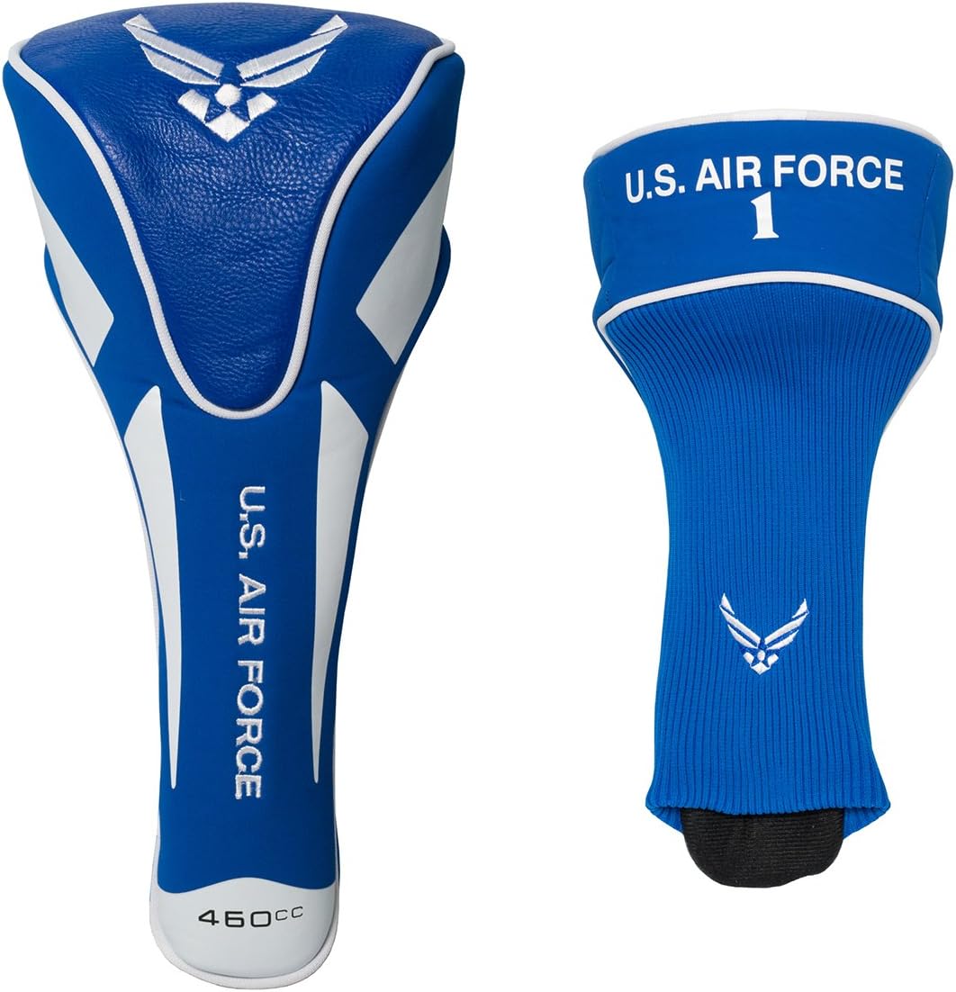 Team Golf Military Air Force Single Apex Driver Head Cover Golf Club Single Apex Driver Headcover, Fits All Oversized Clubs, Truly Sleek Design