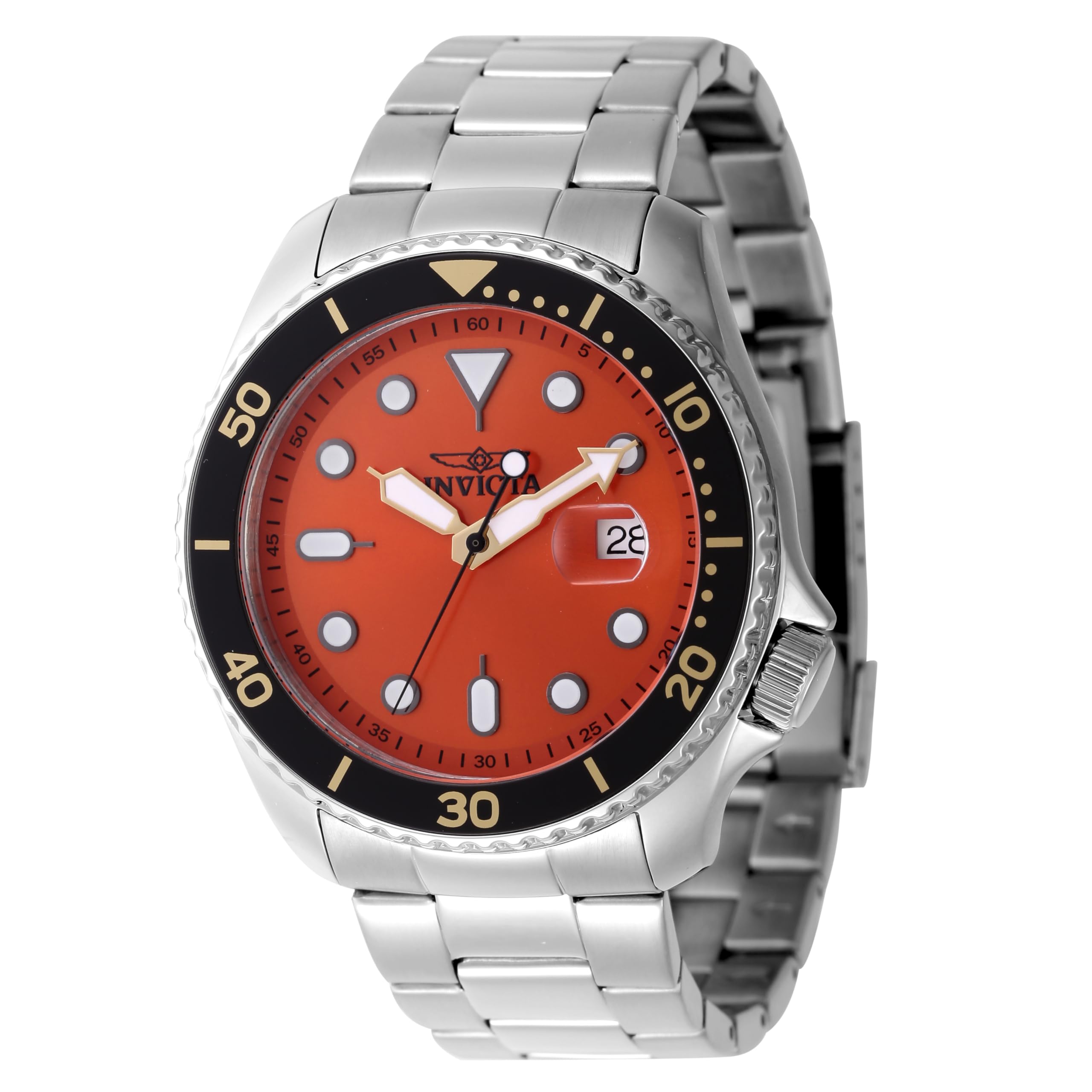 INVICTA Pro Diver 47159 Reloj para Hombre - Impermeable - Analógico - Movimiento Cuarzo - Acero Inoxidable con Esfera Azul - 46mm