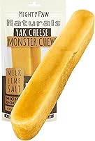 Vista 13 de Mighty Paw Golosinas masticables de queso de yak para perros - Golosinas 100% naturales para perros, golosina alta en proteínas con 68 gramos