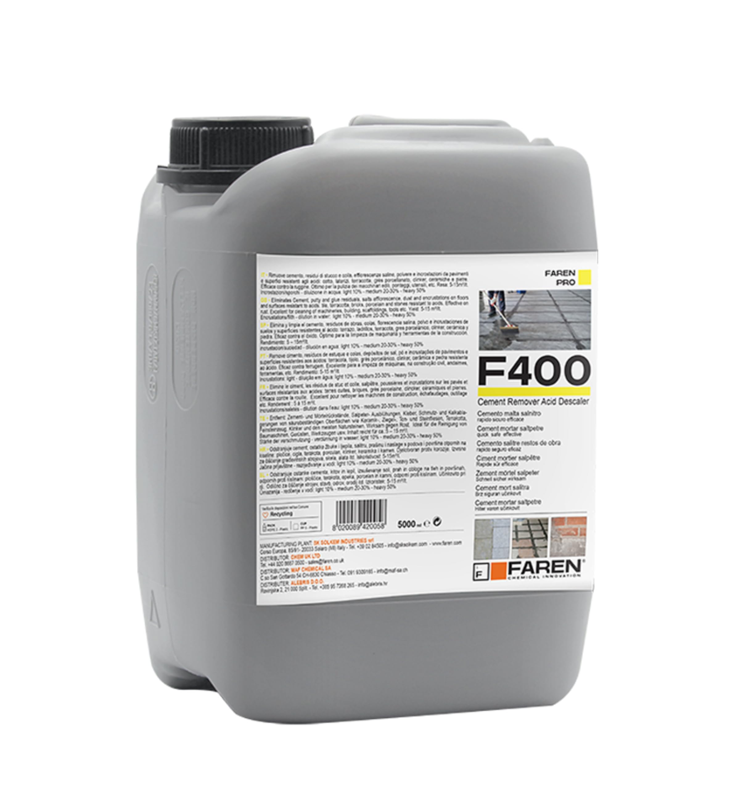 Desincrustante Quita Cemento 5 L - FAREN - 420005ITSP