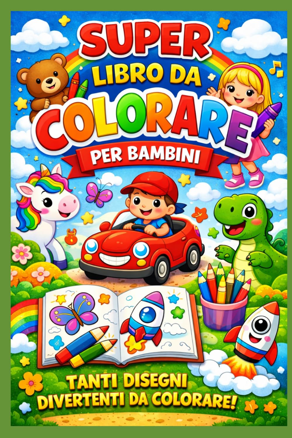 Libro per bambini da colorare