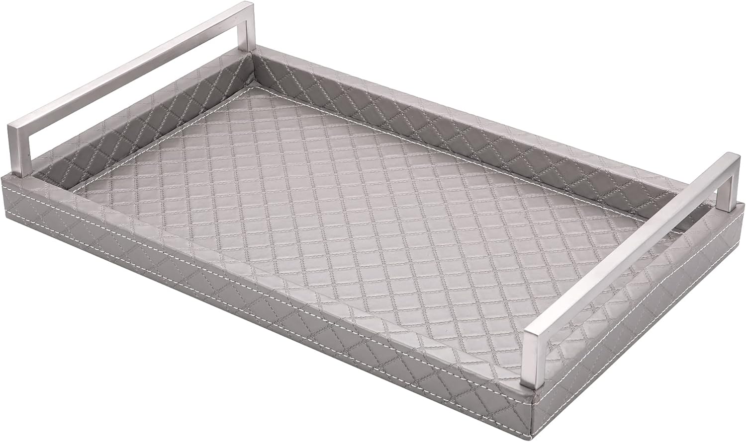 Huaqinglian Rectangular Faux Leather Decorative Ottoman Coffee Table