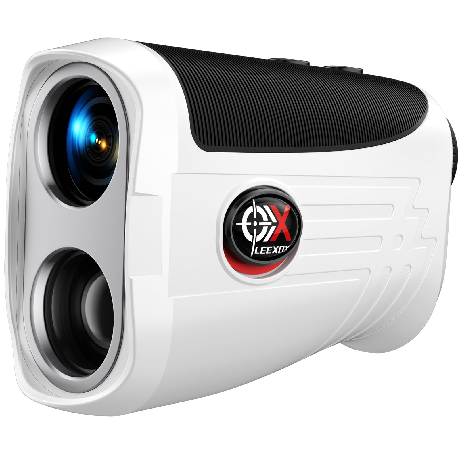 Golf Rangefinder with Slope Switch, Rechargeable Range Finder with Flag Lock Vibration, 7X Magnification Golf Rangefinder 1200 Yards, Portable with Magnetic Stripe – Tournament Legal
