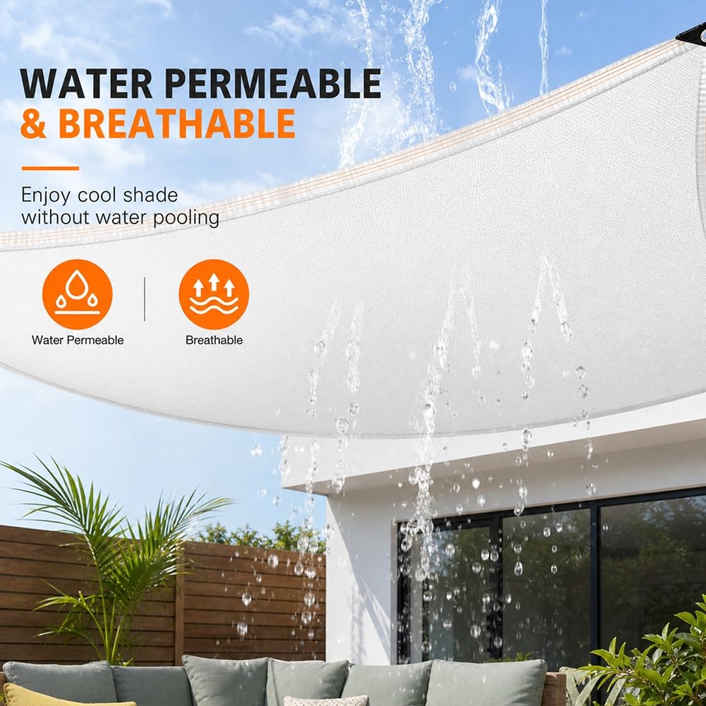 Red de Sombreado para Invernadero del 50% con Ojales, Malla Sombra Exterior | Toldo Vela de Sombra Protección UV Transpirable Tela de Lona Sombreo Resistente Viento para Jardín Plantas Patio(6x11.0m)