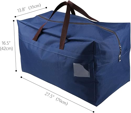 Miniatura 7 de AMJ Bolsa de almacenamiento para decoraciones de Navidad, capacidad para árboles de Navidad, luces, bolas, etc., sin cremallera, bolsa abierta de