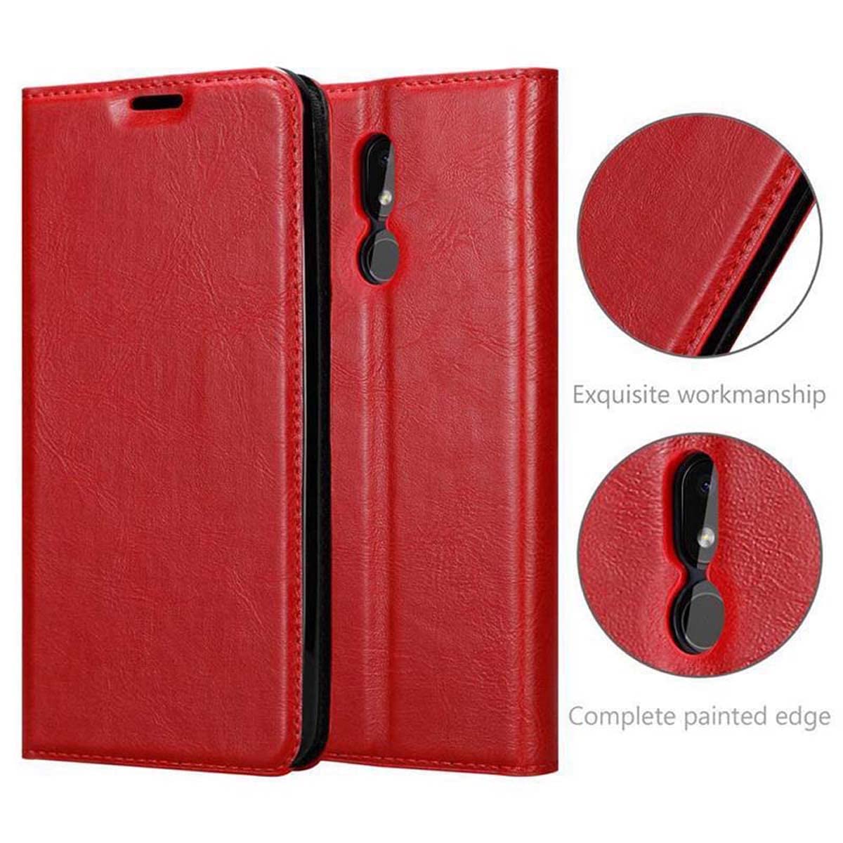 Cadorabo Custodia A Libro Con Portafoglio Per Nokia 5.3 - Rosso Mela - Chiusura Magnetica, Vani Carte E Funzione Stand