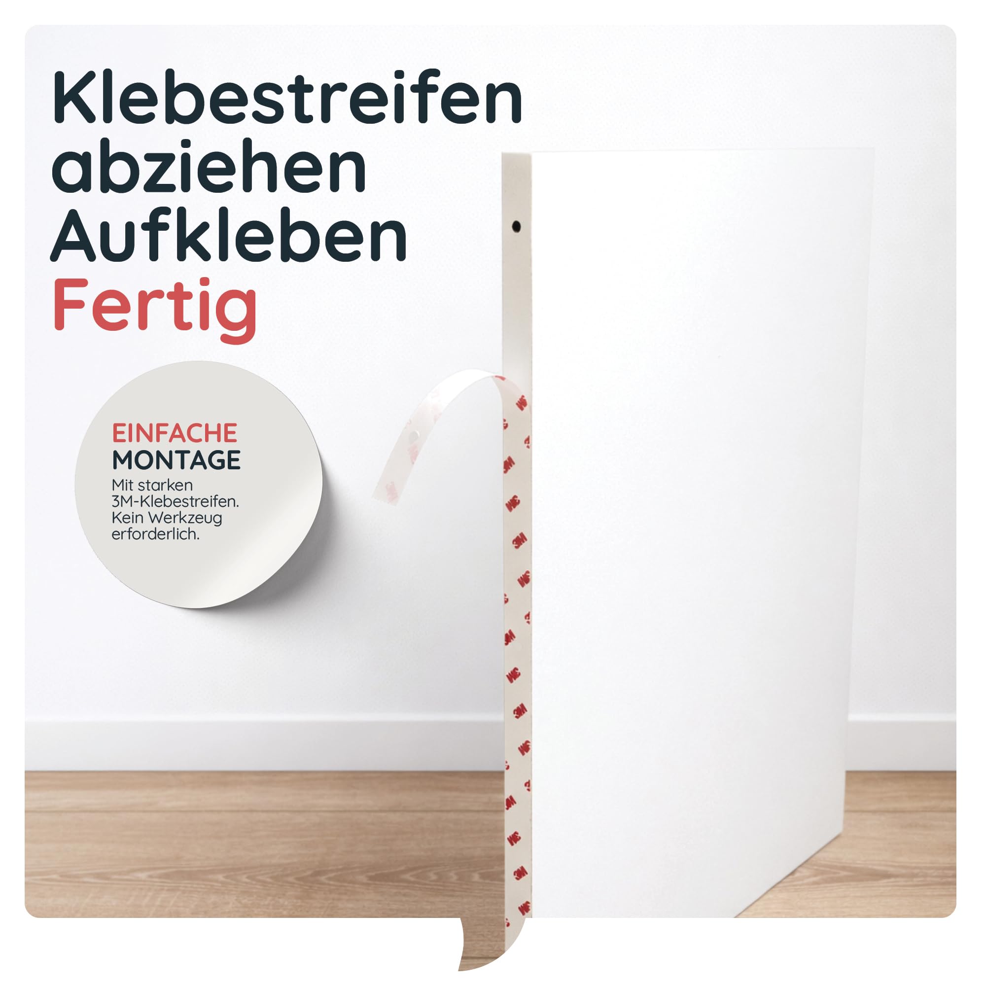 Catchi Katzenklo Schrank in Weiß – Nachhaltig & 100% recycelbar – Formaldehydfrei & Schadstofffrei – inklusive Kratzbrett – Werkzeuglose Montage – Modernes Design - 91x52x43cm