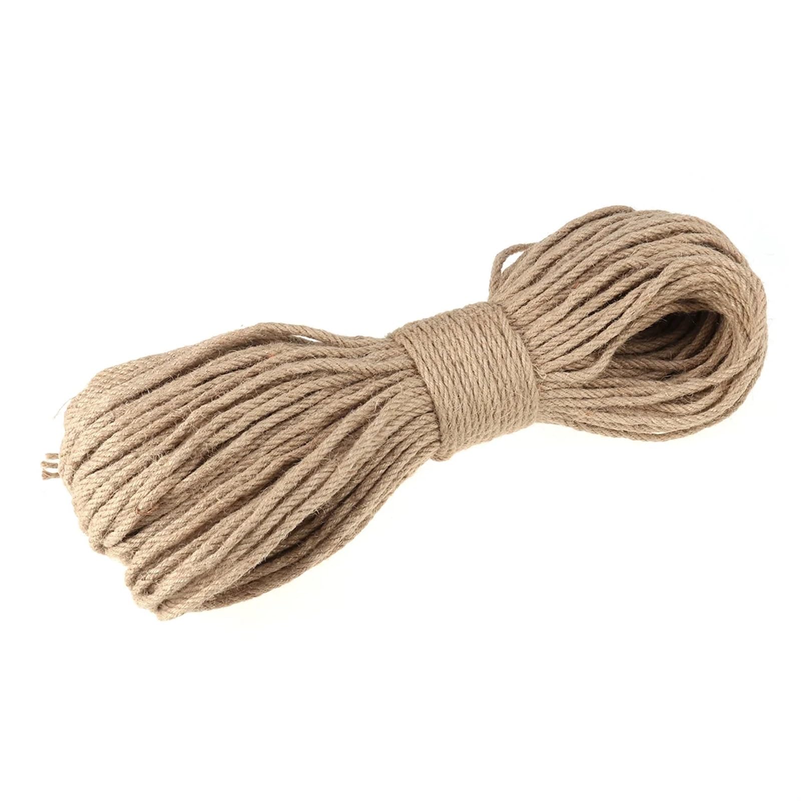 Corda di iuta 100 metri di spago naturale, corda iuta, stringa etichetta, accessorio fatto a mano, fai da te, ornamento giardinaggio