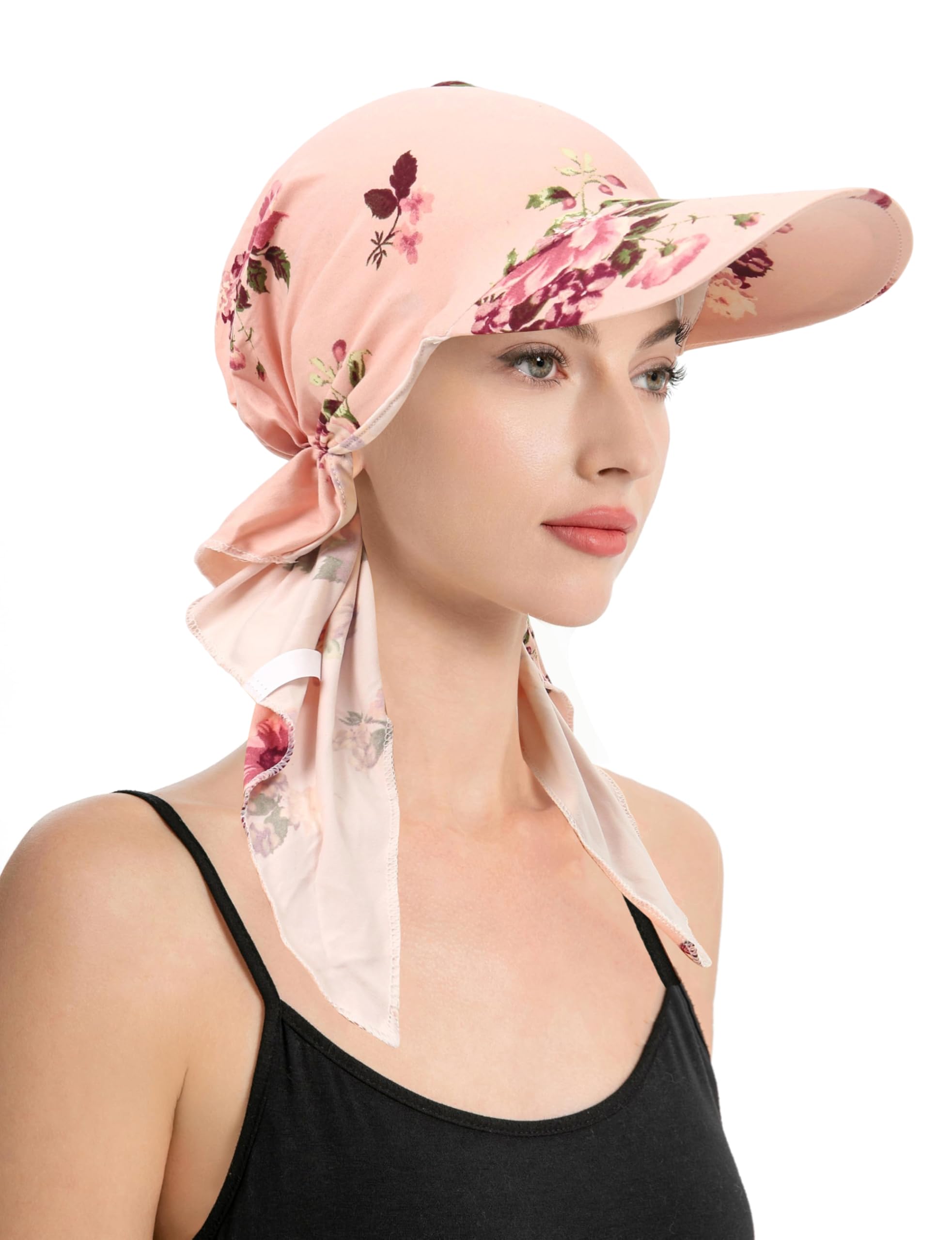 ZLYC Chemo Headwear Bonnet à visière pour Femme
