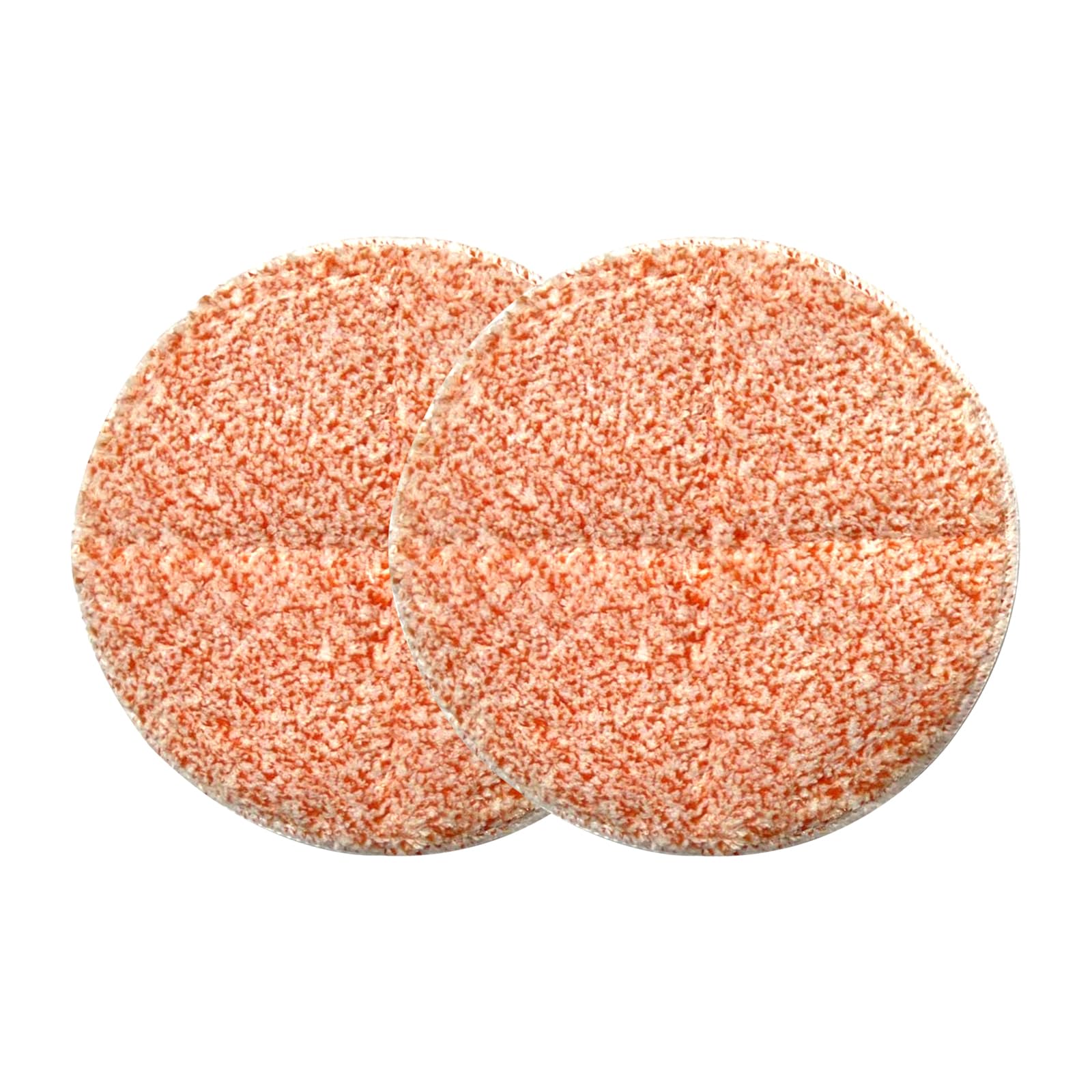 Replacement Cleaning Pads for KACTOR Electric Mop, Orange, 1 Pair