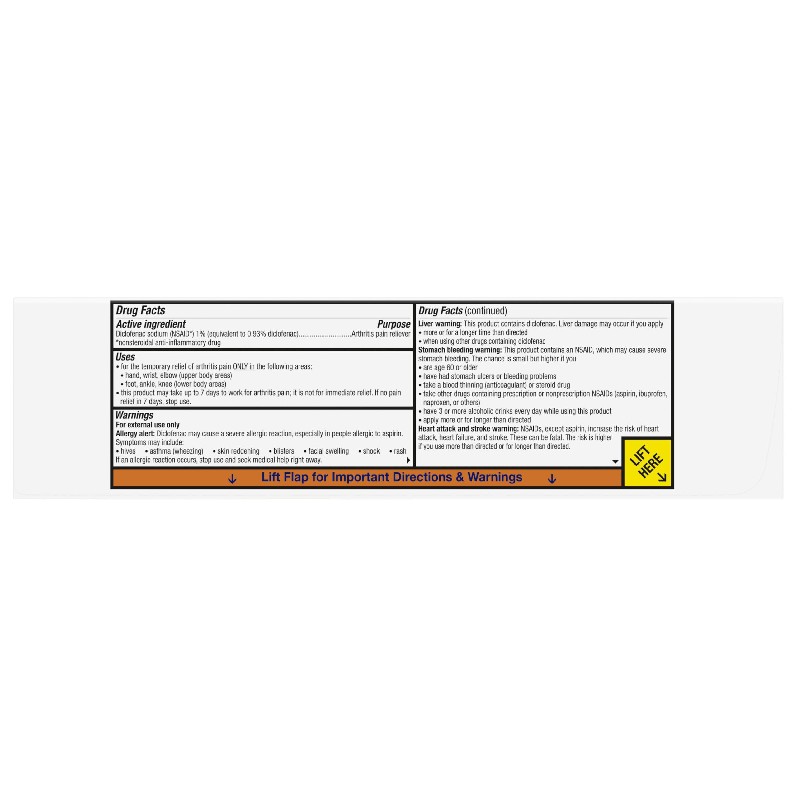 Voltaren Arthritis Pain Gel, Diclofenac Pain Relief Cream, 150 g — Amazon image 14