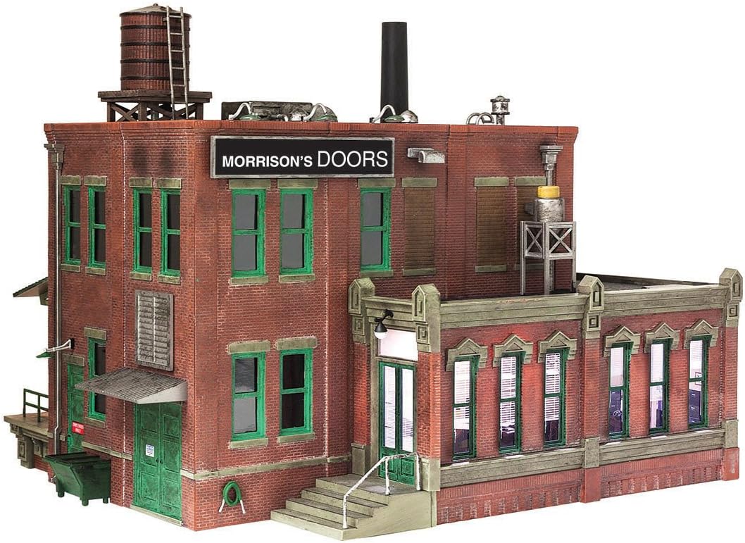 Woodland Scenics BR5848 O Morrison Door Factory Structure Built-&-Ready