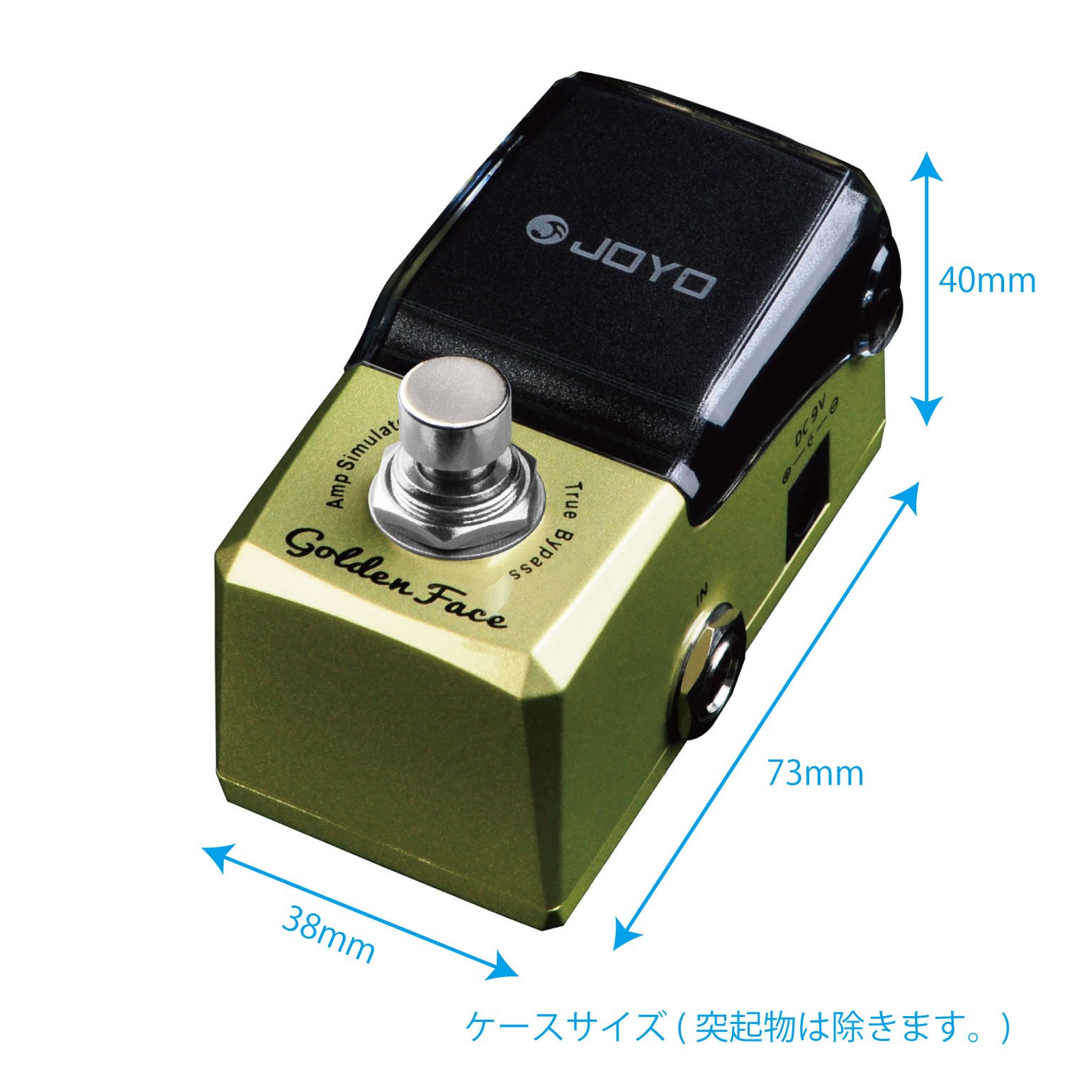 JOYO JF-308 de oro Cara Amp Sim mini-efectos para guitarra Pedal Ironman