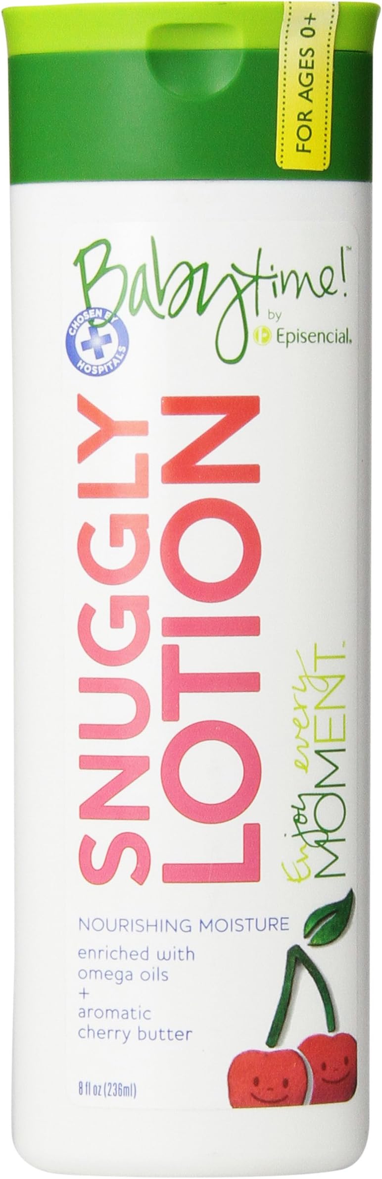 Babytime by Episencial Snuggly Lotion, Organic Moisturizer, 8 Ounce