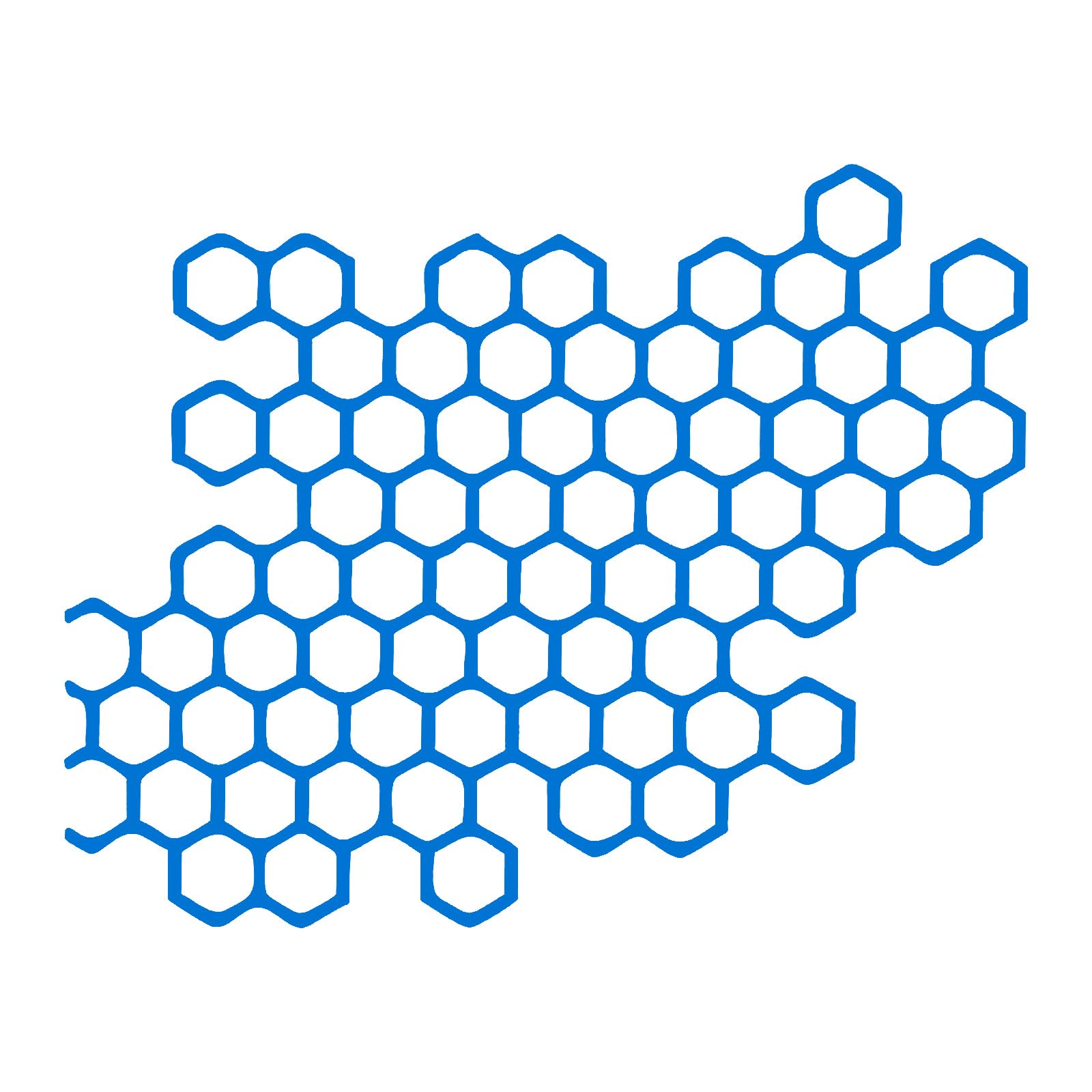 oringnat Highs Visibility Warning Stickers Hexagon Honeycomb Decals Adhesive Sticker Decorations for Motorbike Car