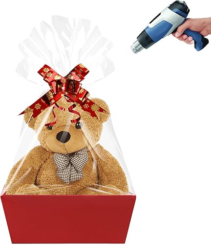 Bolsas retráctiles para cestas de regalo (18 x 22 pulgadas, 12 piezas)