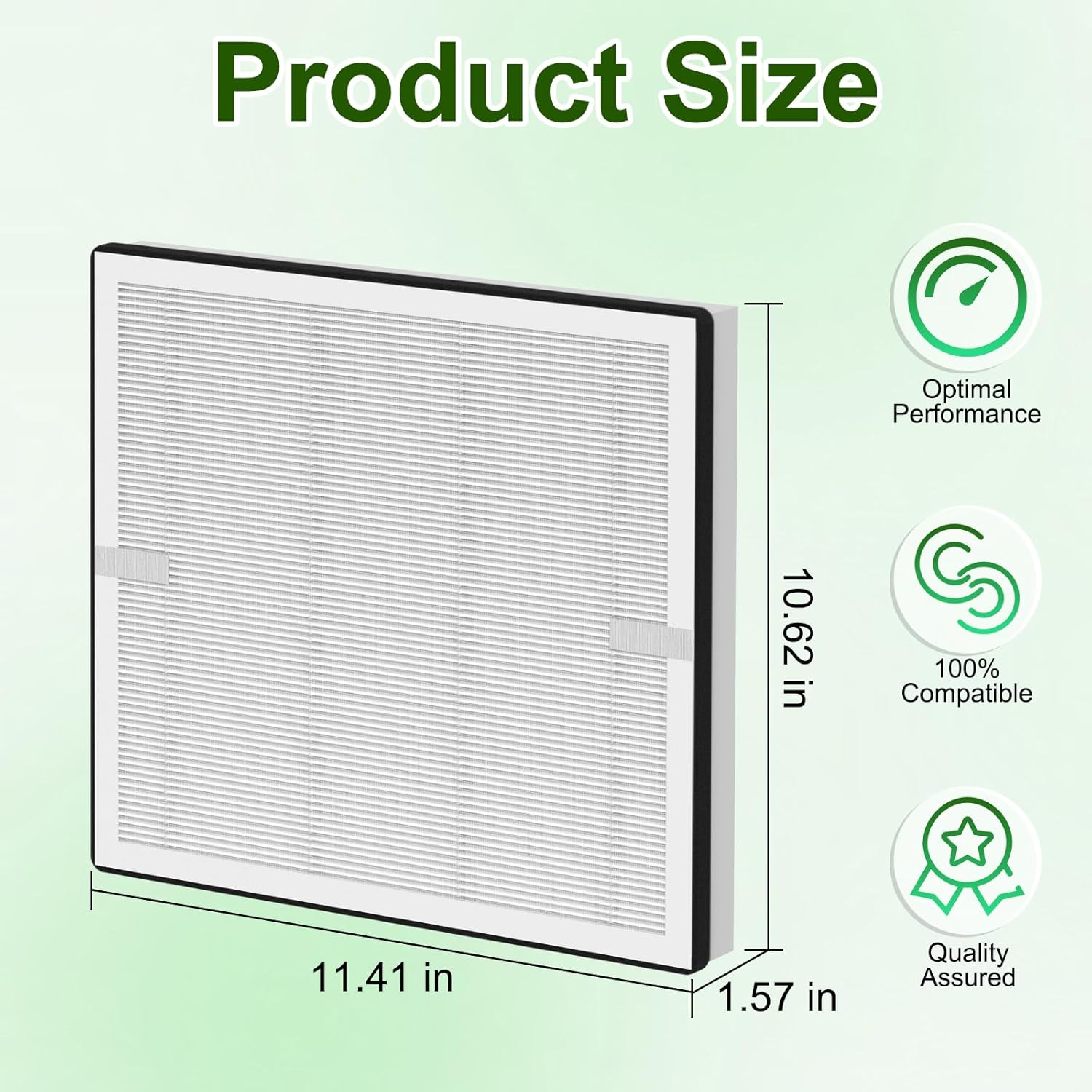 Europa Air Filter Replacement Compatible with Afloia Europa Air Purifiers, 3-in-1 True H13 Replacement Filter - Image 5