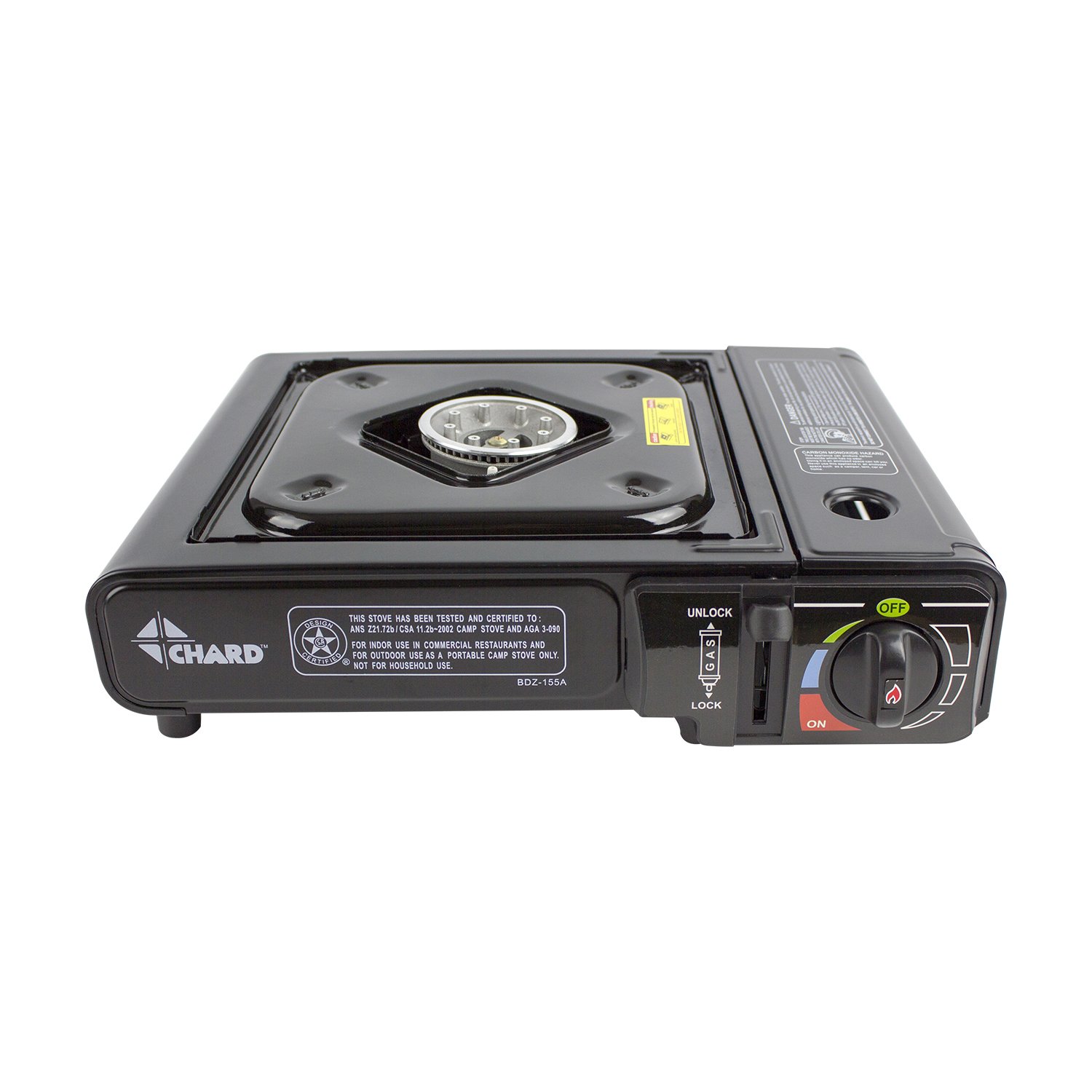 CHARD SBBCS85 Single Burner Butane Camp Stove : Amazon.co.uk: Sports u0026  Outdoors