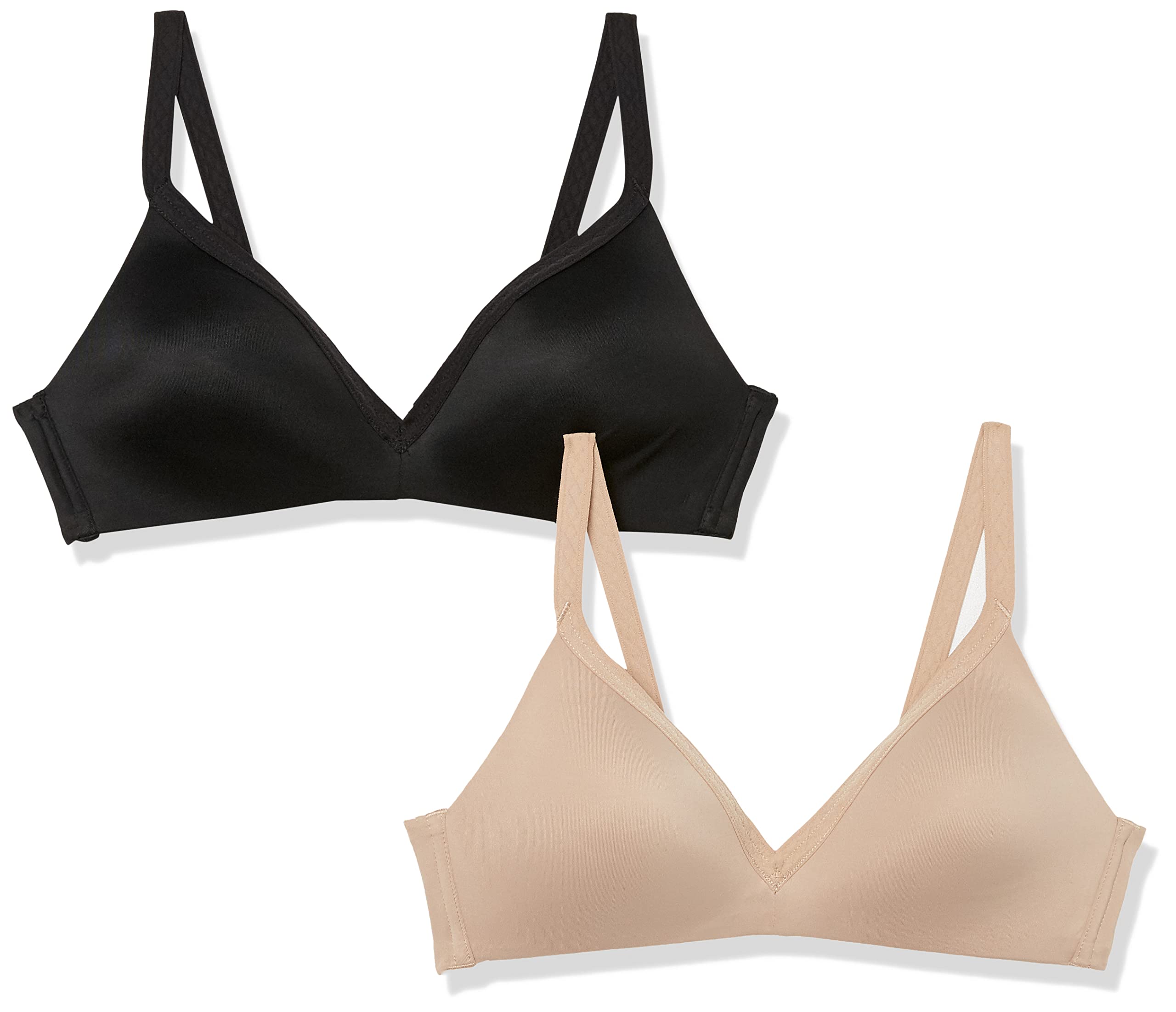Warner'sWomen's Blissful Benefits Wireless Lightly Lined T-Shirt Bra 2-Pack 04011w